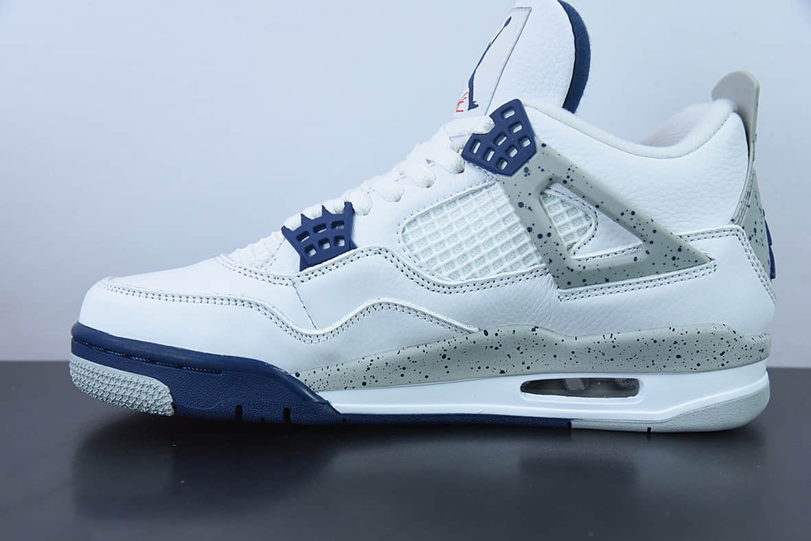 乔丹Air Jordan 4 Retro Midnight Navy AJ4 乔4午夜蓝男子文化篮球鞋纯原版本 货号：DH6927-140