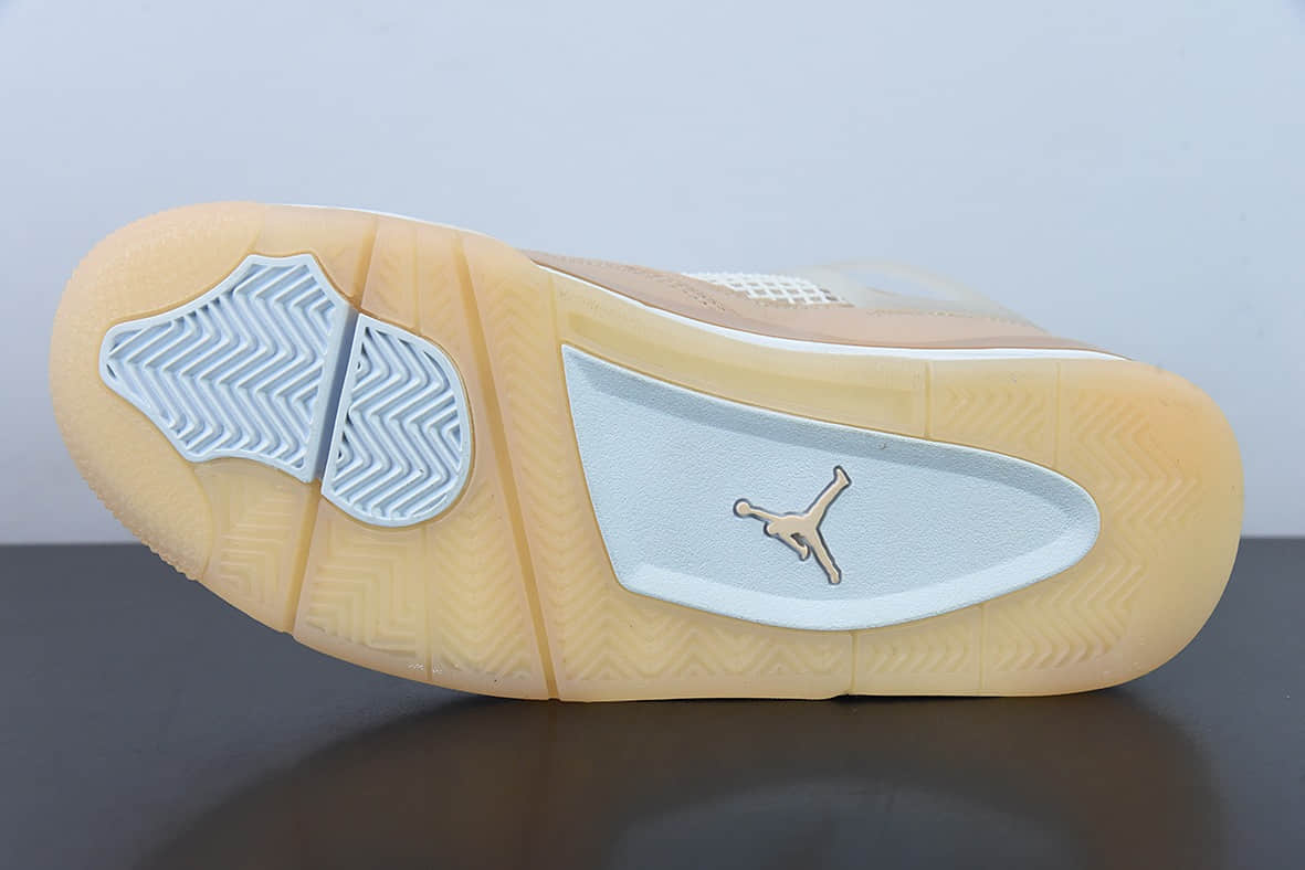 乔丹Air Jordan 4 “Shimmer” 乔4AJ4藕粉小ow配色男子文化篮球鞋纯原版本 货号：DJ0675-200