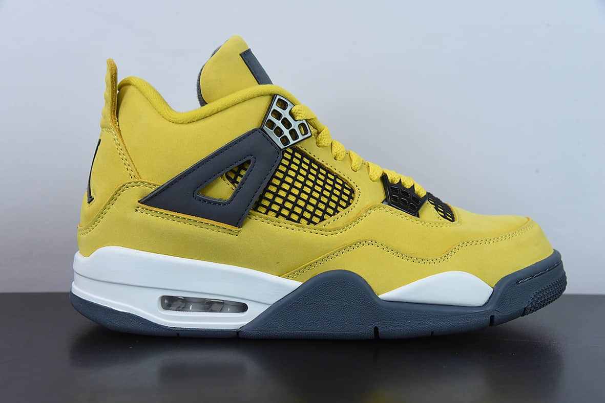 乔丹Air Jordan 4 Retro LightningAJ4 电母黄闪电男子文化篮球鞋纯原版本 货号：CT8527-700