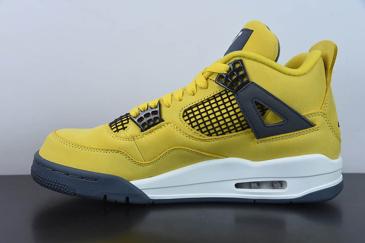 乔丹Air Jordan 4 Retro LightningAJ4 电母黄闪电男子文化篮球鞋纯原版本 货号：CT8527-700