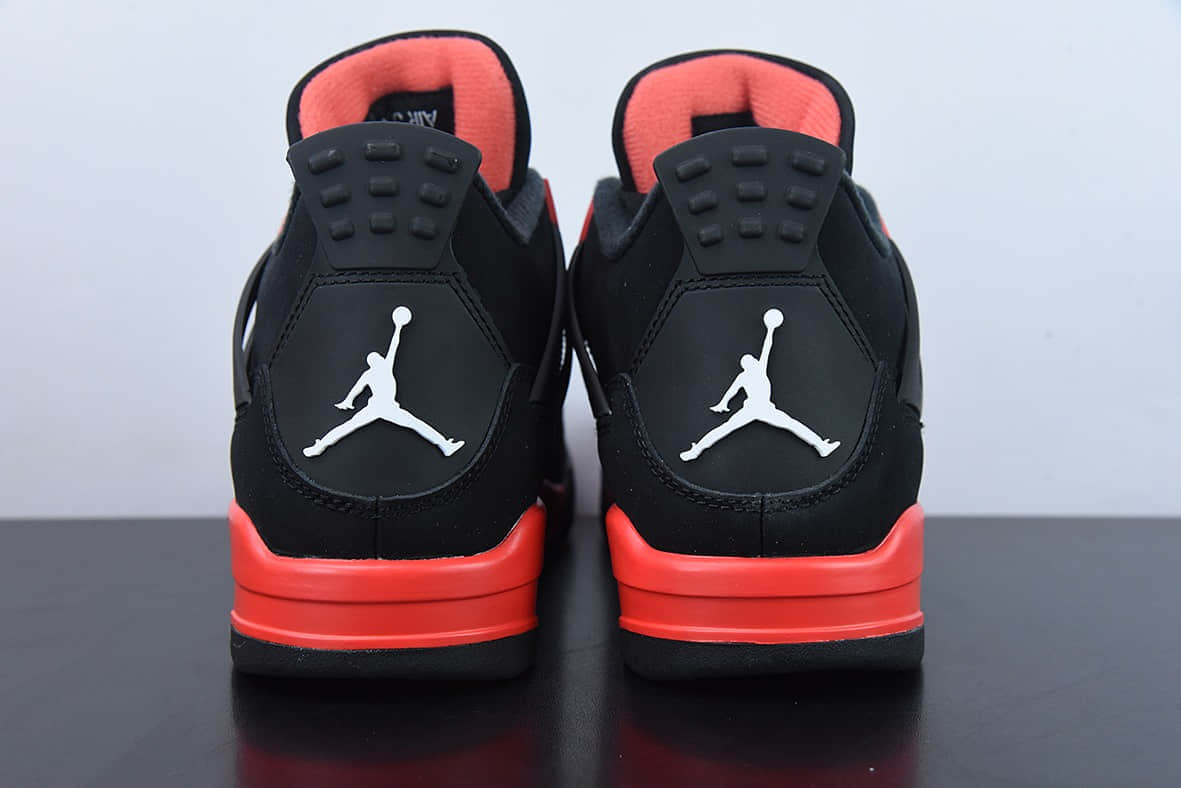 乔丹Air Jordan 4 Red Thunder AJ4黑红雷电男子文化篮球鞋纯原版本 货号：CT8527-016