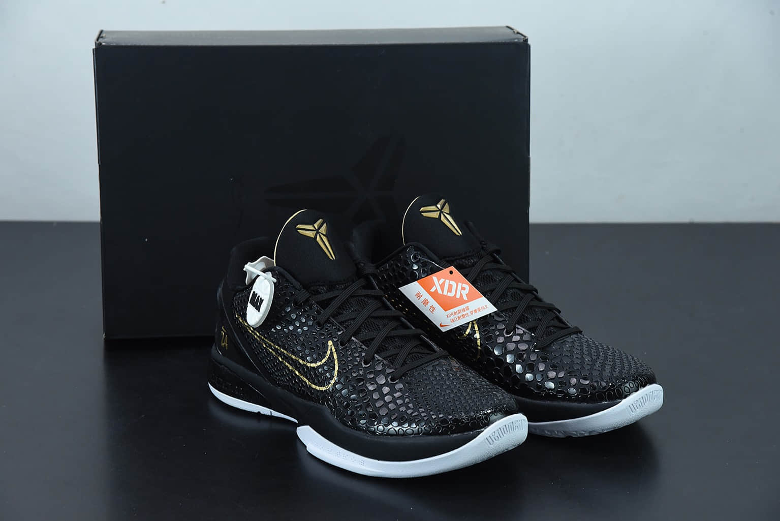 科比Kobe VI Protro 6 科比6代 黑金天使 男子实战篮球鞋纯原版本 货号：KB0824-127