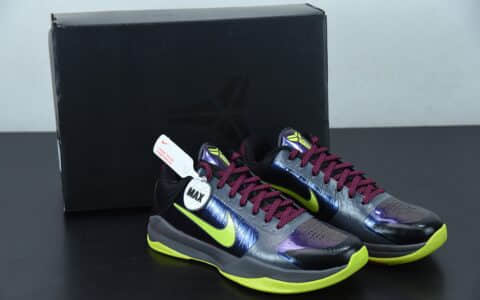 科比Zoom Kobe 5 Protro Chaos 科比5代低帮暗黑小丑实战篮球鞋纯原版本 货号：CD4991-001