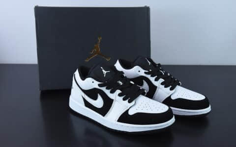 乔丹Air Jordan 1 Low AJ1 乔1黑白熊猫低帮休闲板鞋纯原版本 货号：553560-101