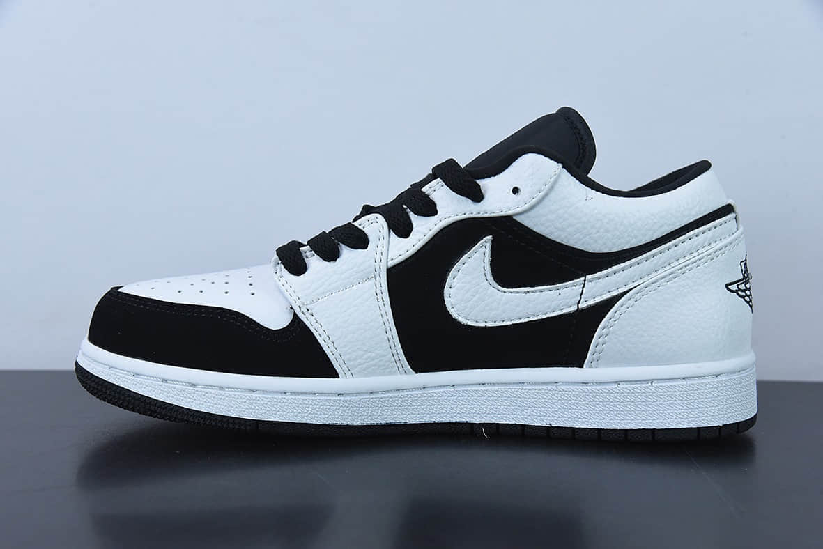 乔丹Air Jordan 1 Low AJ1 乔1黑白熊猫低帮休闲板鞋纯原版本 货号：553560-101