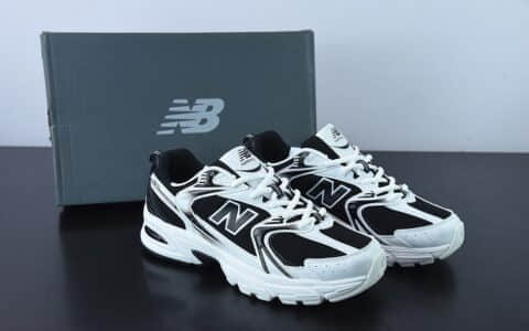 新百伦New Balance 530系列黑白熊猫复古休闲慢跑鞋纯原版本 货号： MR530SJ