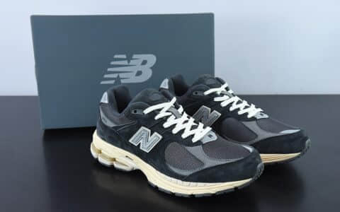 新百伦New Balance 2002系列麂皮浅雾灰深灰复古休闲跑步鞋纯原版本 货号：M2002RHO