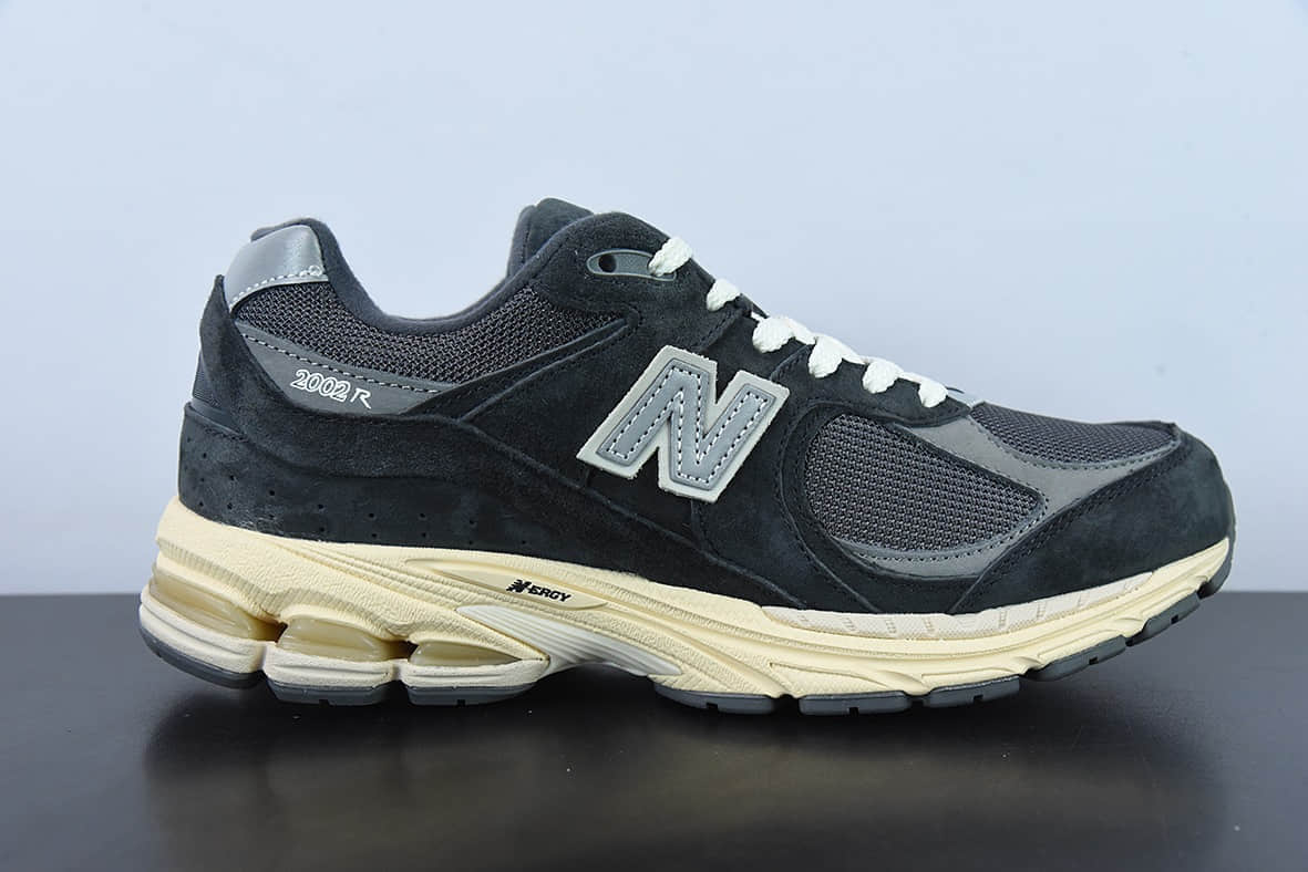 新百伦New Balance 2002系列麂皮浅雾灰深灰复古休闲跑步鞋纯原版本 货号：M2002RHO