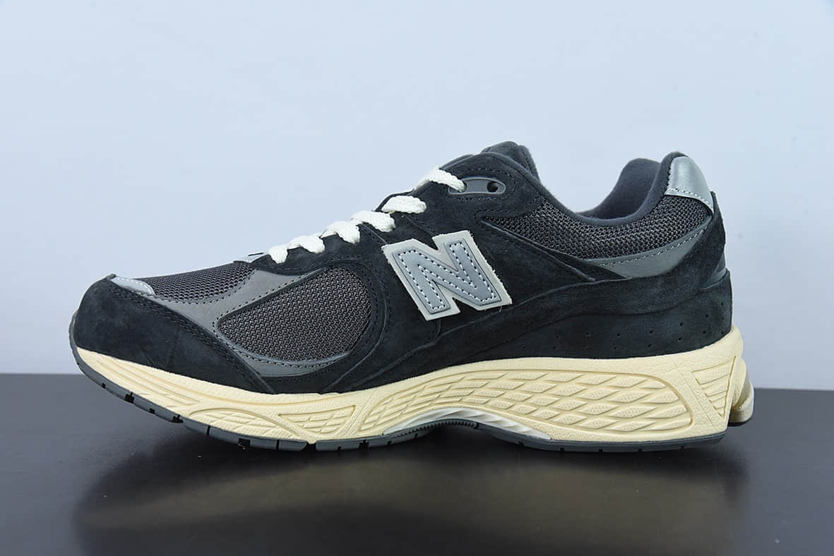 新百伦New Balance 2002系列麂皮浅雾灰深灰复古休闲跑步鞋纯原版本 货号：M2002RHO