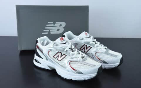 新百伦New balance 530系列灰银红复古休闲慢跑鞋纯原版本 货号：MR530SA