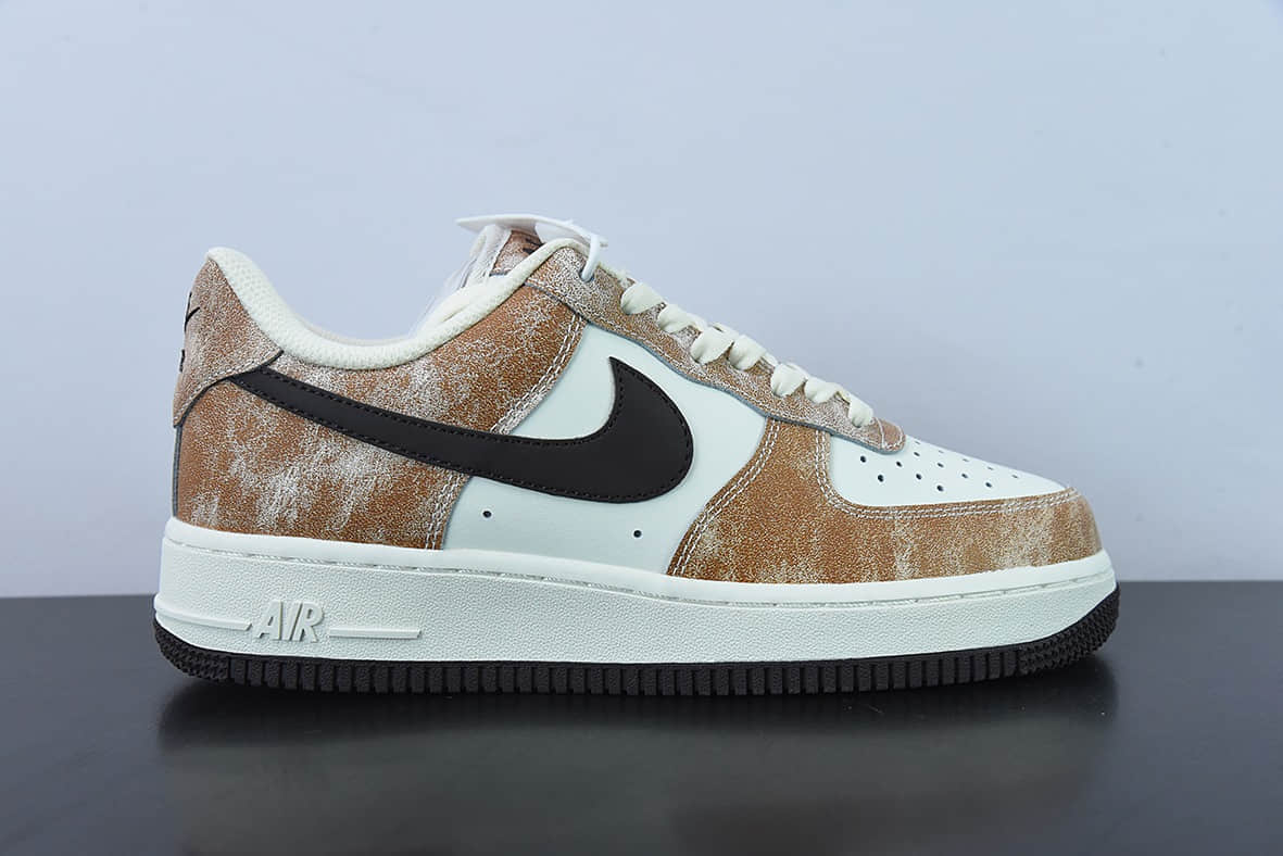 耐克Nike By You Air Force 1'07 Low Retro SP火星岩石空军一号低帮经典板鞋纯原版本 货号：BX5815-536