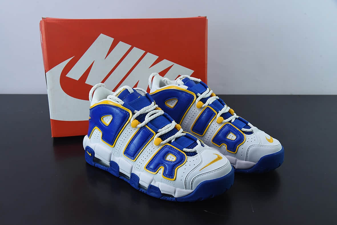 耐克Nike Air More Uptempo 大AIR皮蓬白蓝复古篮球鞋纯原版本 货号：DZ2759-141