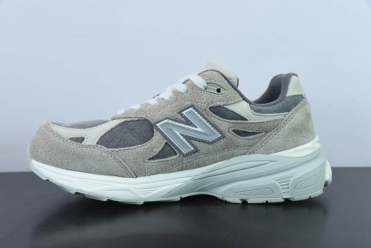 新百伦New Balance Levi's x New Balance NB990V3 李维斯联名灰牛仔第三代总统复古慢跑鞋纯原版本 货号：M990LV3