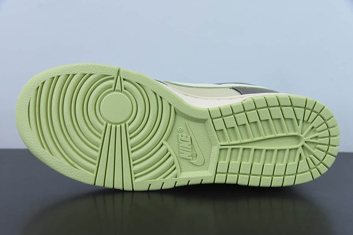 耐克Nike SB Dunk LowSail Olive Grey皮革橄榄绿深灰米白扣篮系列低帮休闲运动滑板板鞋纯原版本 货号：FB4960-210