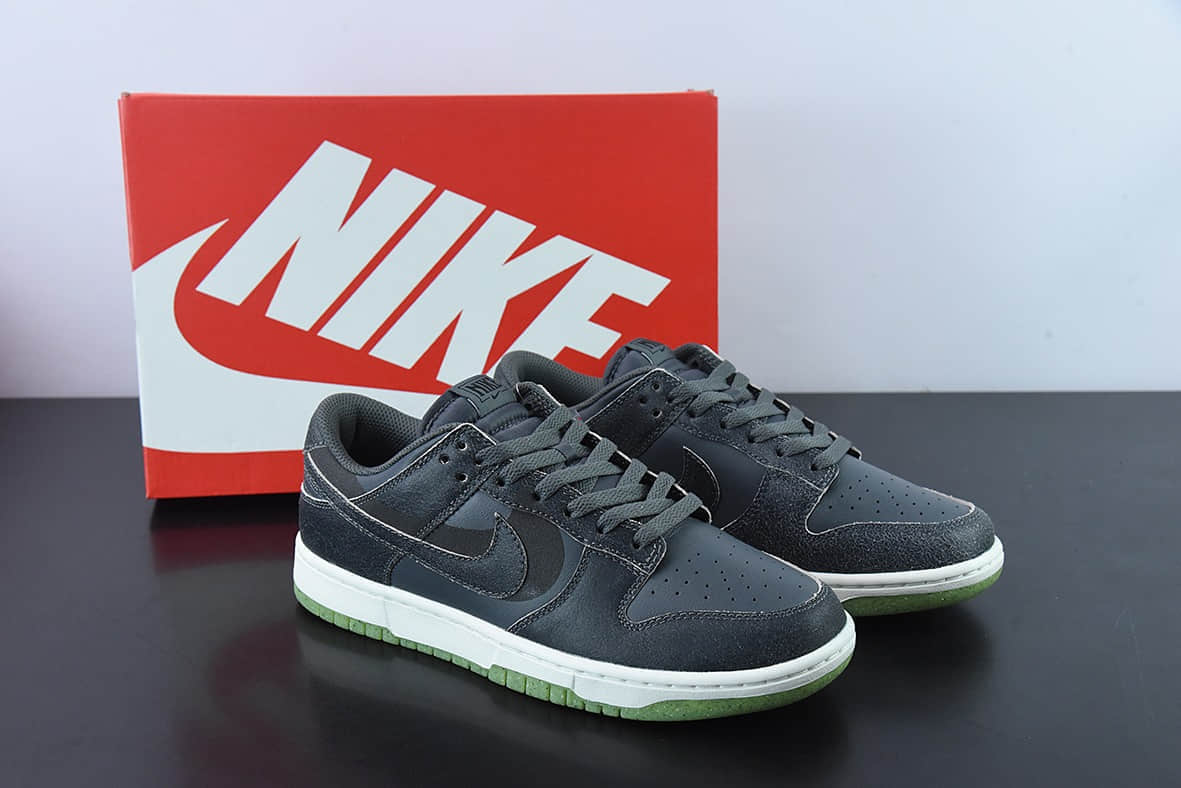 耐克Nike SB Dunk LowIron Grey碳灰双钩3M扣篮系列低帮休闲运动滑板板鞋纯原版本 货号：DQ7681-001