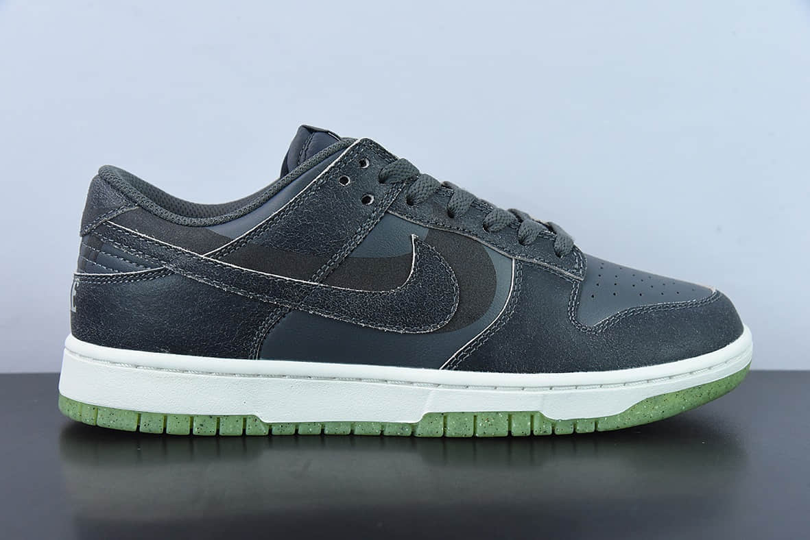 耐克Nike SB Dunk LowIron Grey碳灰双钩3M扣篮系列低帮休闲运动滑板板鞋纯原版本 货号：DQ7681-001