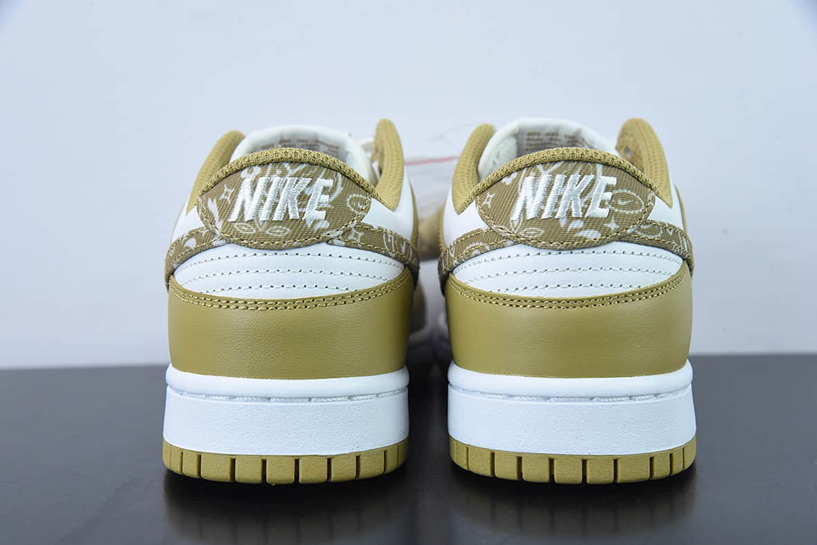 耐克Nike SB Dunk Low Barley Paisley 牛油果绿腰果花低帮休闲滑板鞋纯原版本 货号：DH4401-104