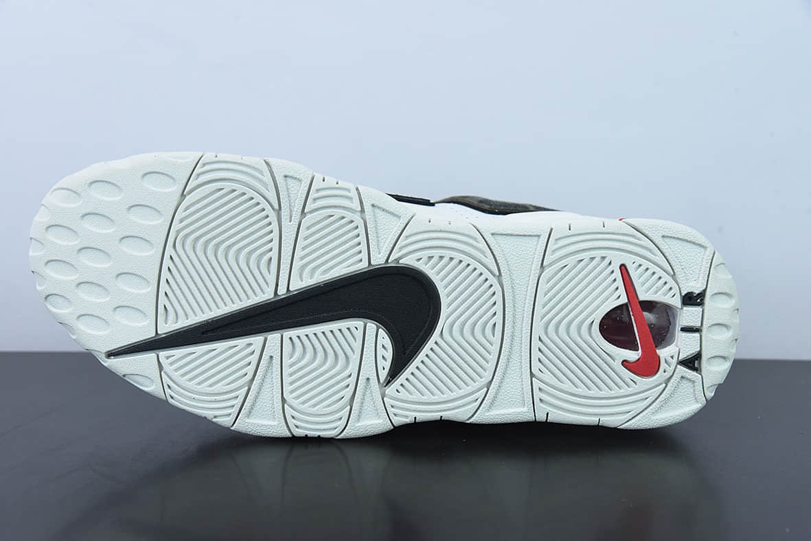 耐克Nike Air More Uptempo GSAnimal皮革白动物园皮蓬一代系列经典高街百搭休闲运动文化篮球鞋纯原版本 货号：DZ4843-100