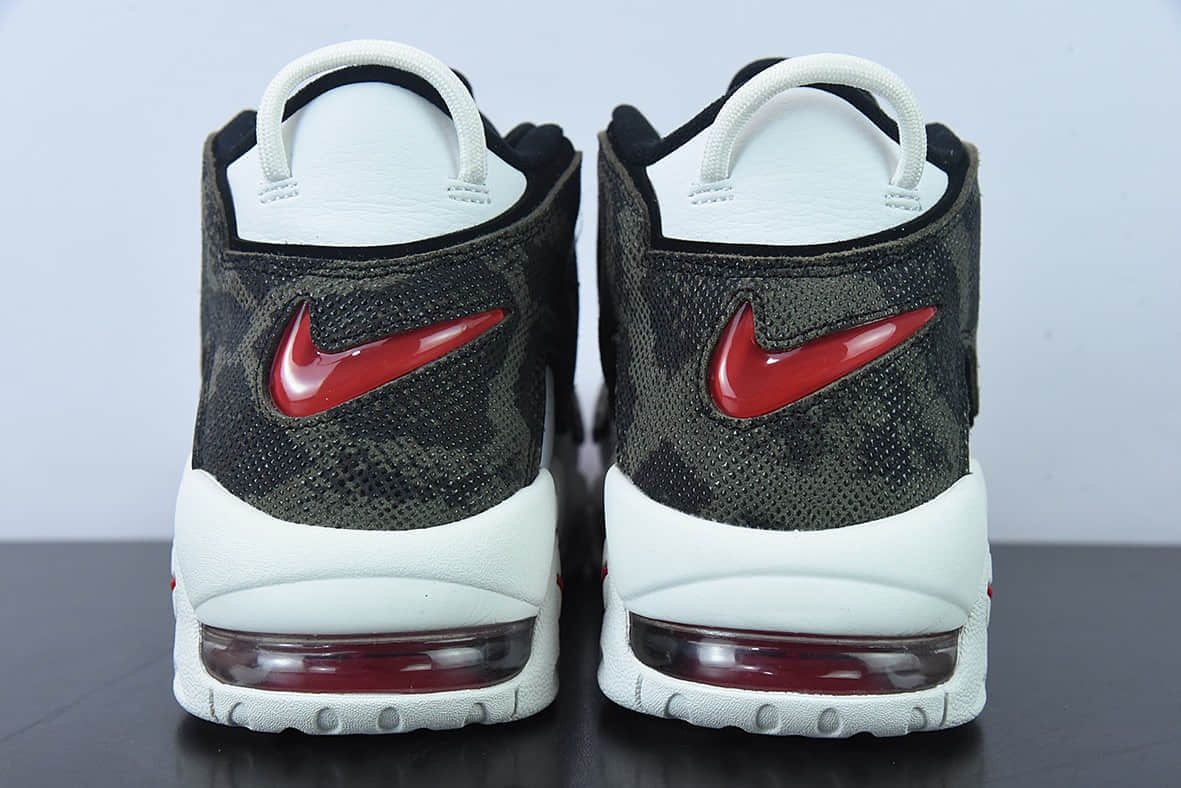 耐克Nike Air More Uptempo GSAnimal皮革白动物园皮蓬一代系列经典高街百搭休闲运动文化篮球鞋纯原版本 货号：DZ4843-100