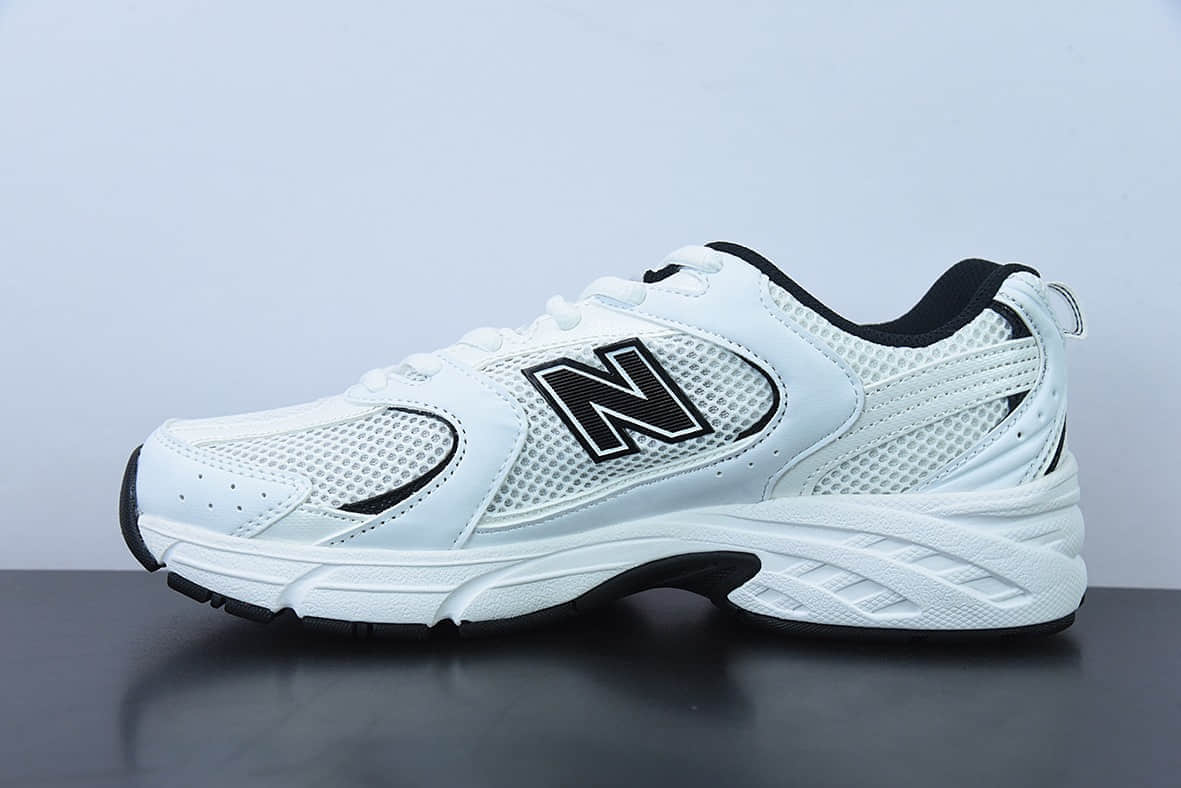 新百伦New Balance NB530系列白黑复古休闲慢跑鞋纯原版本 货号：MR530EWB