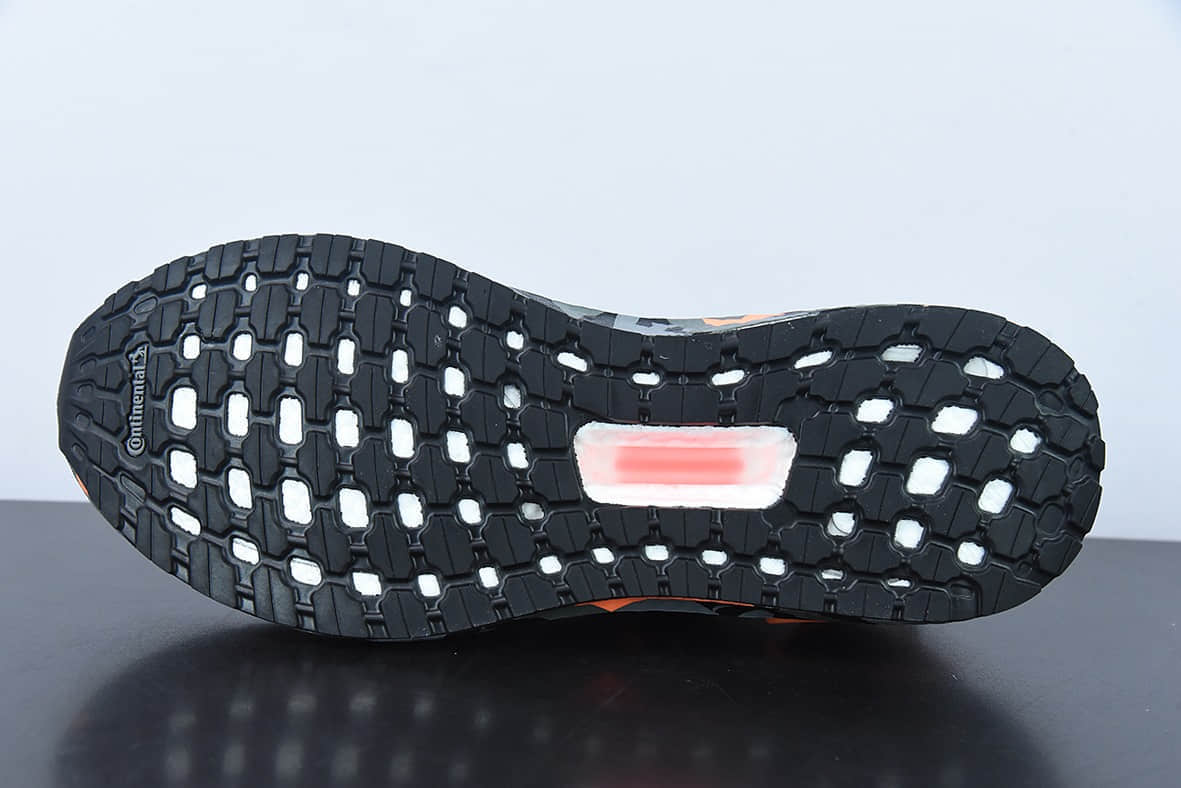 阿迪达斯Adidas Ultra Boost 20 6.0黑橙灰厚底爆米花跑鞋纯原版本 货号：FV8330
