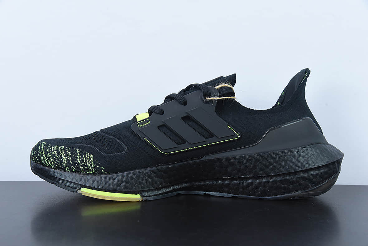 阿迪达斯Adidas Ultra Boost 22 Consortium 阿迪达斯 8.0黑绿厚底爆米花跑鞋纯原版本 货号：GX5915