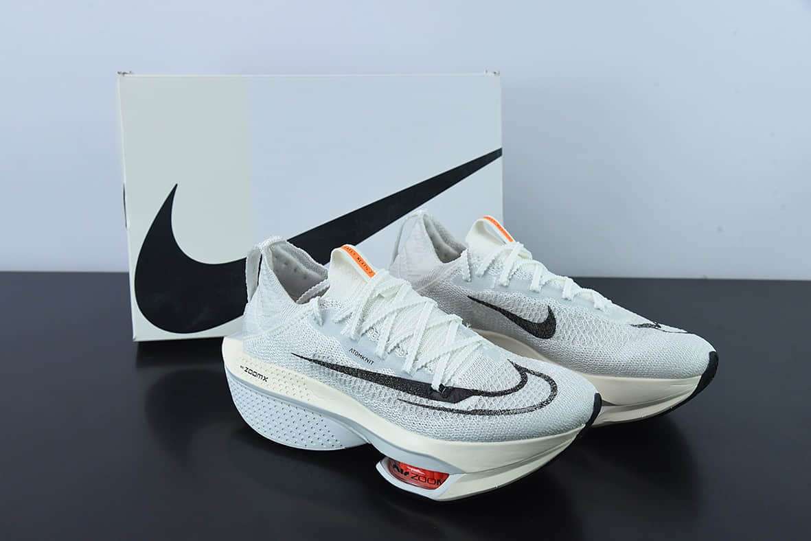 耐克Nike Air Zoom Alphafly NEXT% 2 Proto 马拉松3.0黑白高性能跑鞋纯原版本 货号：DJ6206-100