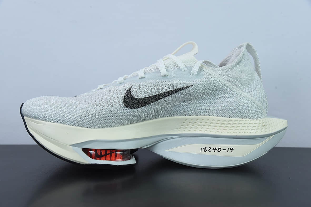 耐克Nike Air Zoom Alphafly NEXT% 2 Proto 马拉松3.0黑白高性能跑鞋纯原版本 货号：DJ6206-100