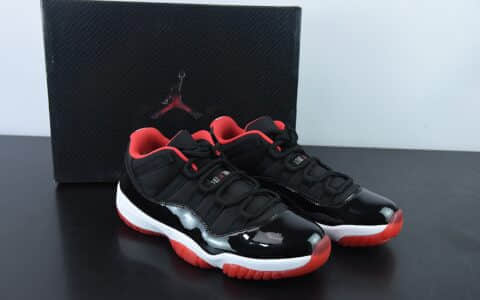 乔丹Air Jordan 11 Retro Low AJ11黑红康扣大魔王低帮篮球鞋纯原版本 货号：528895-012