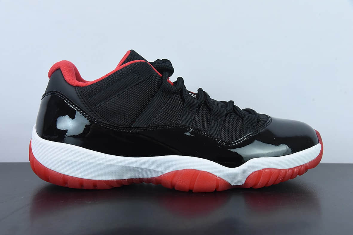 乔丹Air Jordan 11 Retro Low AJ11黑红康扣大魔王低帮篮球鞋纯原版本 货号：528895-012