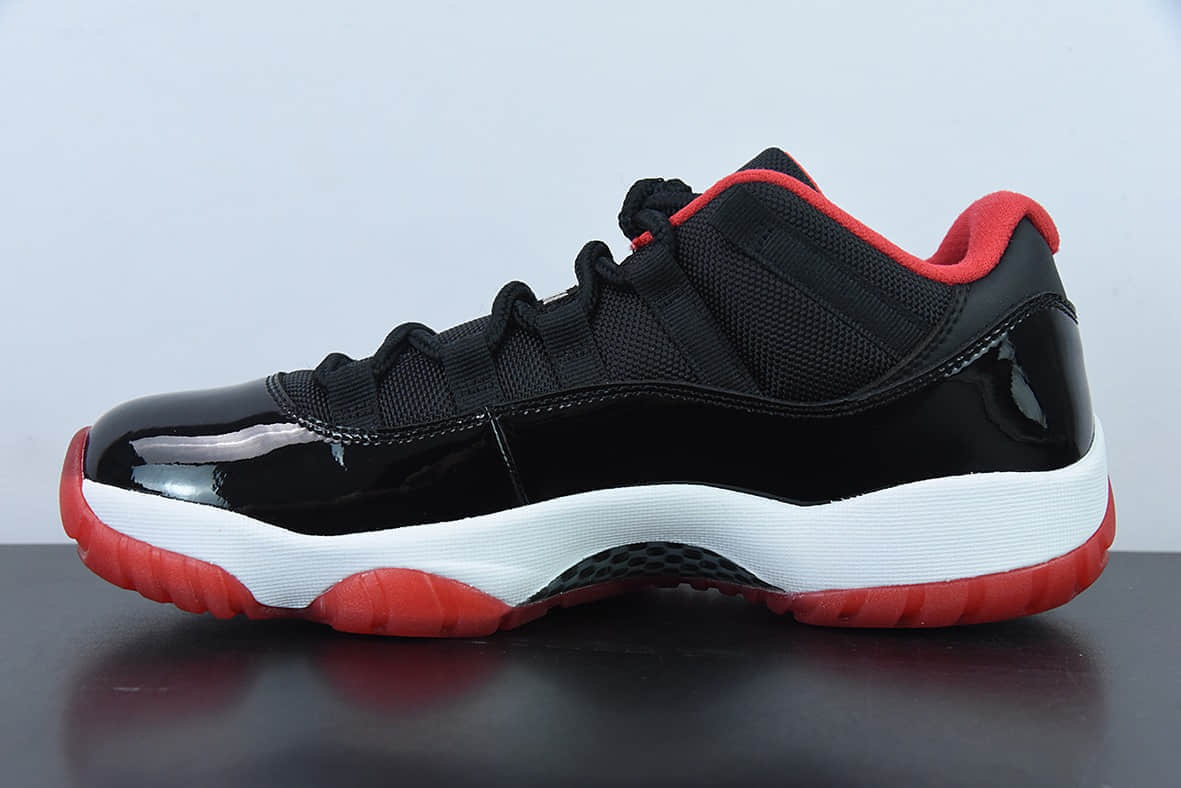 乔丹Air Jordan 11 Retro Low AJ11黑红康扣大魔王低帮篮球鞋纯原版本 货号：528895-012