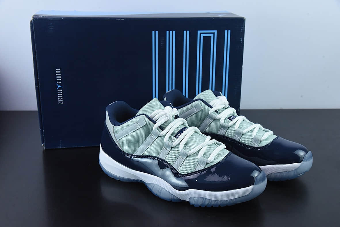 乔丹Air Jordan AJ11 Low Georgetown AJ11乔治城低帮篮球鞋纯原版本 货号：528895-007