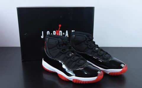 乔丹Air Jordan 11 Bred AJ11黑红高帮篮球鞋纯原版本 货号：378037-061