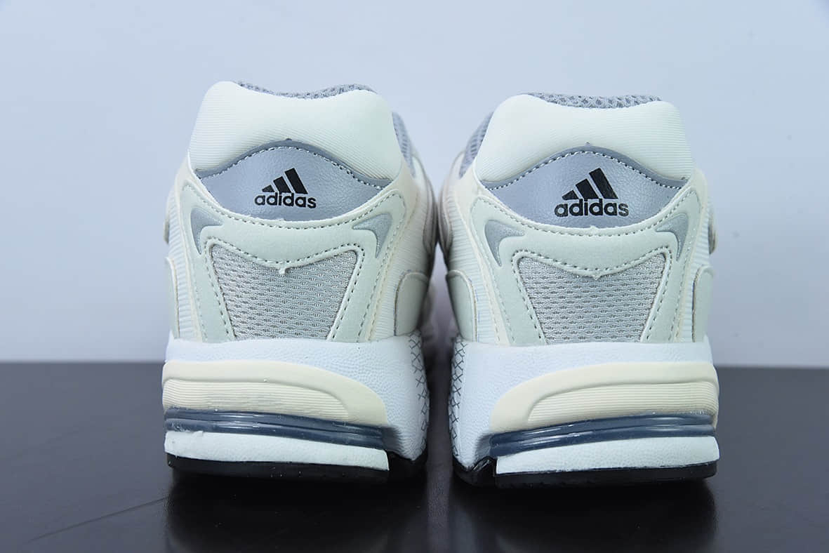 阿迪达斯Adidas Originals Response CLCrystal White响应CL系列浅灰奶黄老爹风复古透气缓震休闲运动慢跑鞋纯原版本 货号：GZ1562