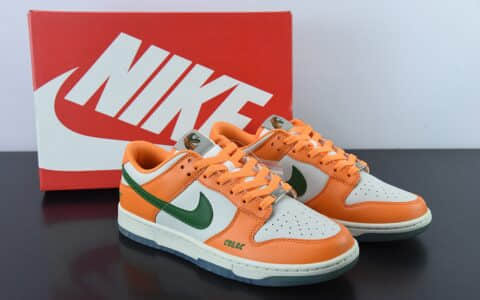 耐克NIKE SB Dunk low FAMU橙绿大蛇联名SB扣碎篮板系列低帮休闲板鞋纯原版本 货号：DR6188-800