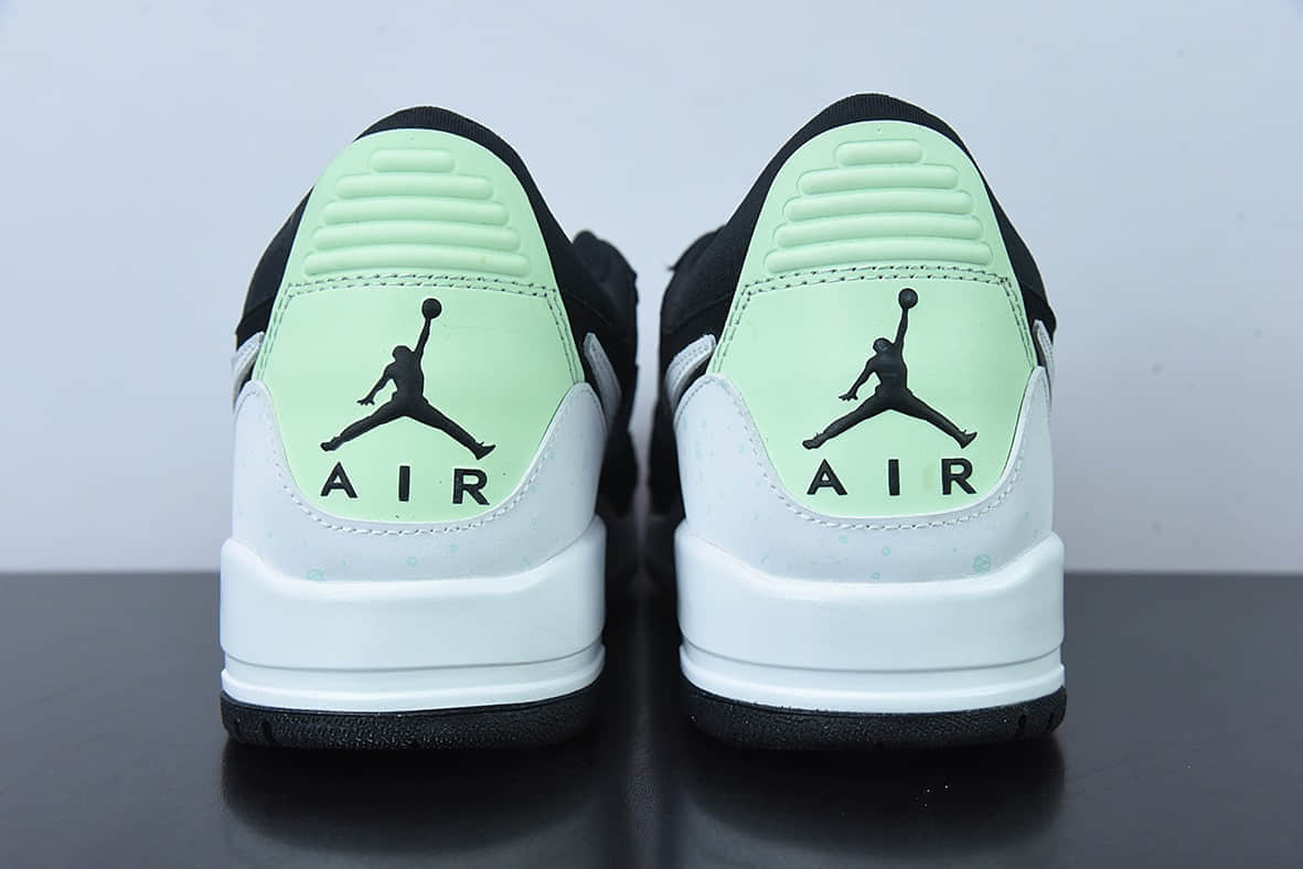 乔丹Air Jordan Legacy 312 Low AJ312荧光泼墨熊猫低帮休闲板鞋纯原版本 货号：CJ5500-013