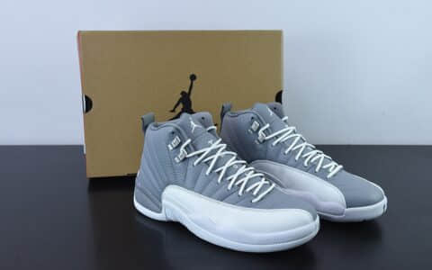 乔丹Air Jordan 12 Stealth AJ12 乔12酷灰高帮篮球鞋纯原版本 货号：CT8013-015