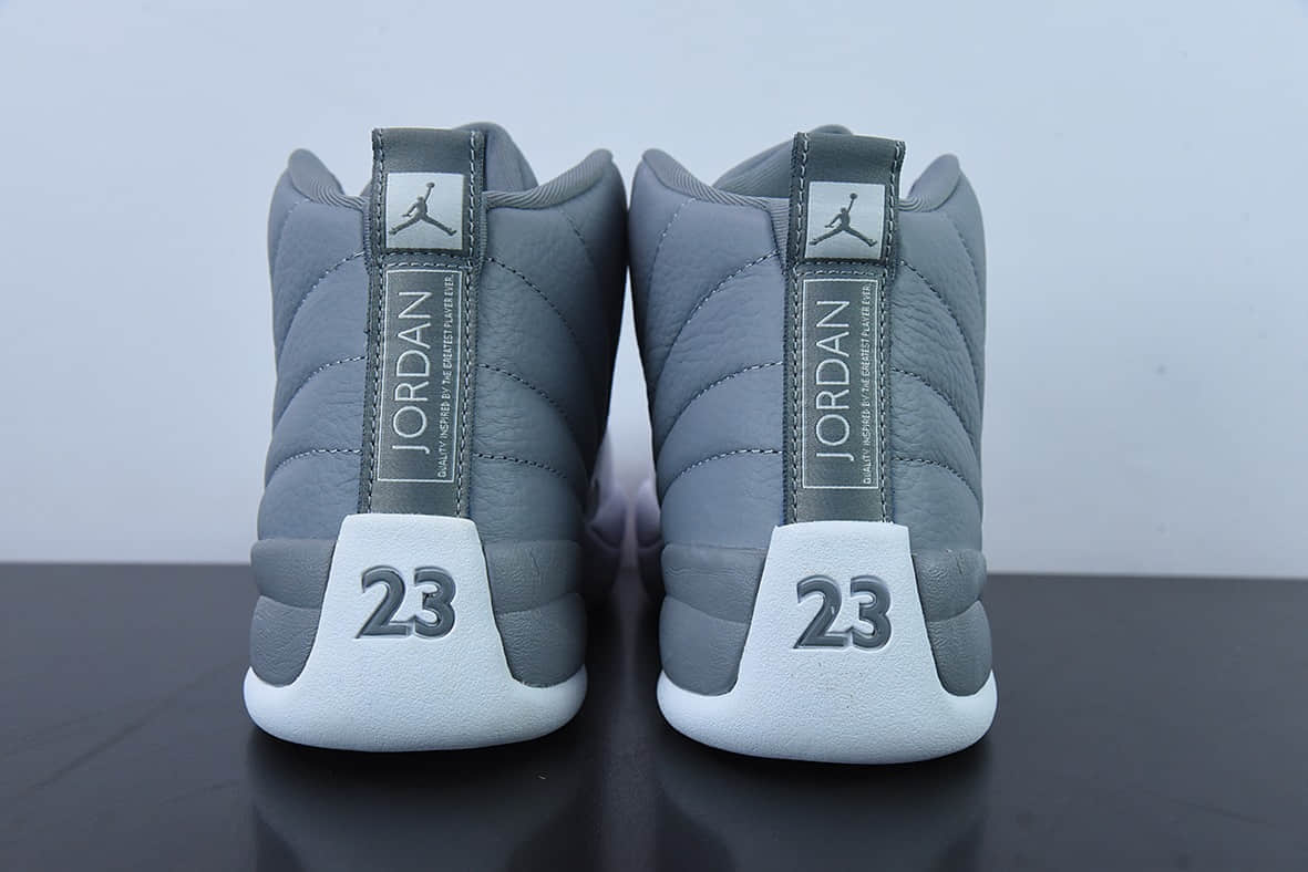 乔丹Air Jordan 12 Stealth AJ12 乔12酷灰高帮篮球鞋纯原版本 货号：CT8013-015