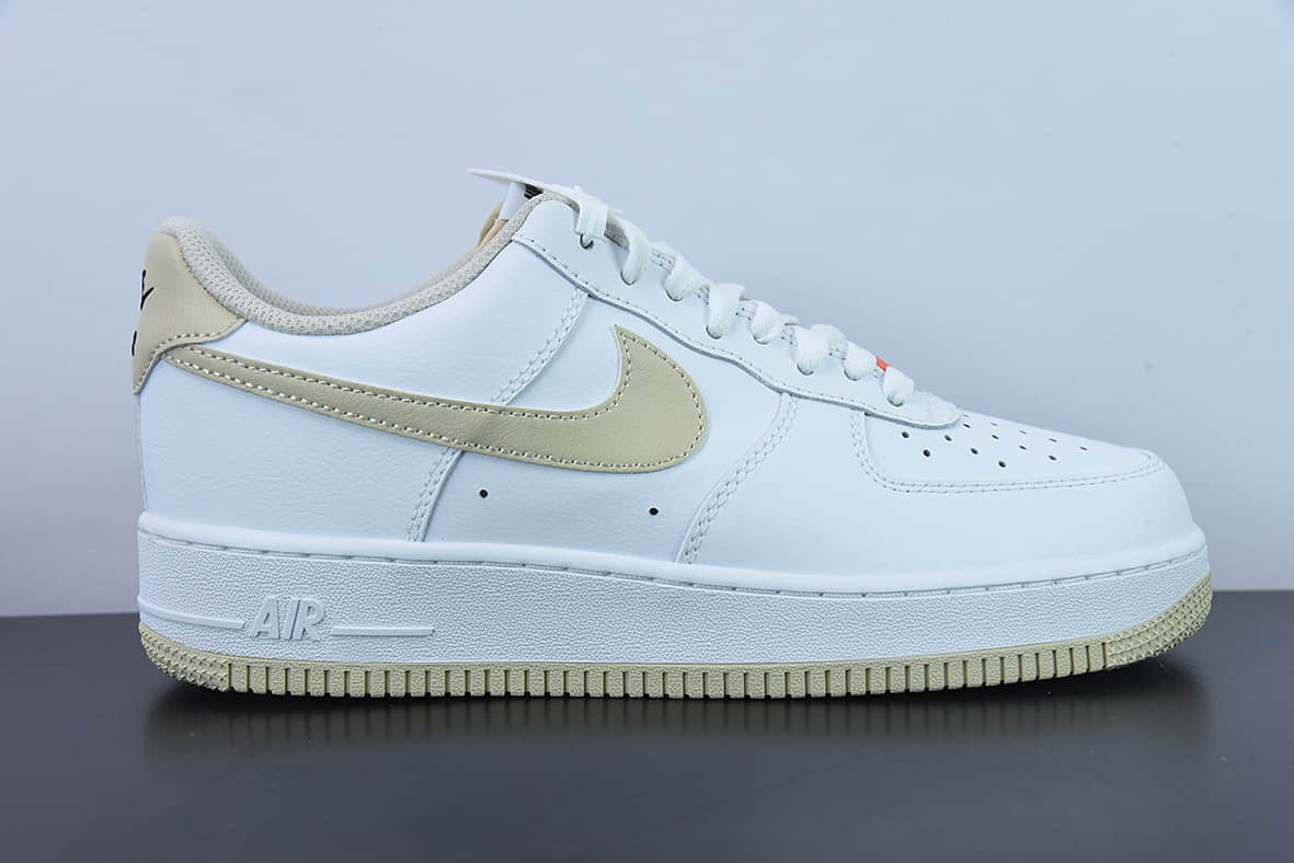 耐克Nike Air Force 1 Low 白卡其空军一号低帮百搭休闲运动板鞋纯原版本 货号：DZ2771-121