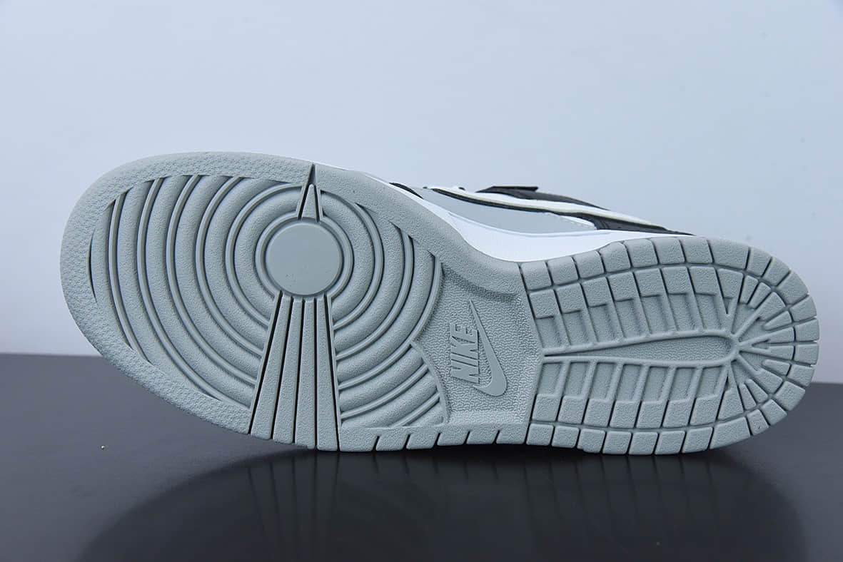 耐克Nike SB Dunk Scrap LowWolf Grey白狼灰黑柠檬黄缝合怪扣篮系列低帮经典百搭休闲运动板鞋纯原版本 货号：DC9723-001