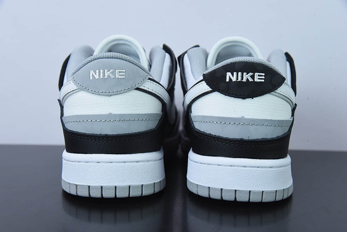 耐克Nike SB Dunk Scrap LowWolf Grey白狼灰黑柠檬黄缝合怪扣篮系列低帮经典百搭休闲运动板鞋纯原版本 货号：DC9723-001