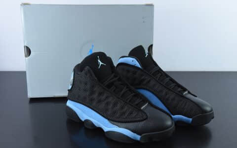 乔丹Air Jordan 13 XIIIBlackUniversity BlueAJ13“黑北卡蓝3M反光篮球鞋纯原版本 货号：DJ5982-041