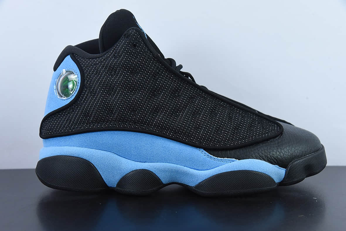 乔丹Air Jordan 13 XIIIBlackUniversity BlueAJ13“黑北卡蓝3M反光篮球鞋纯原版本 货号：DJ5982-041