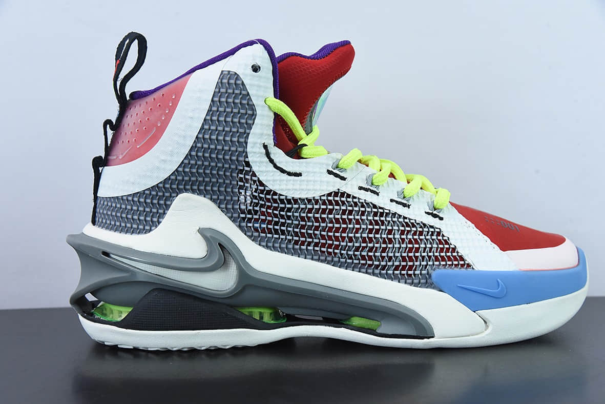 耐克Nike Air zoom G.T.Jump EP 多彩拼接实战篮球鞋纯原版本 货号：CZ9907-100