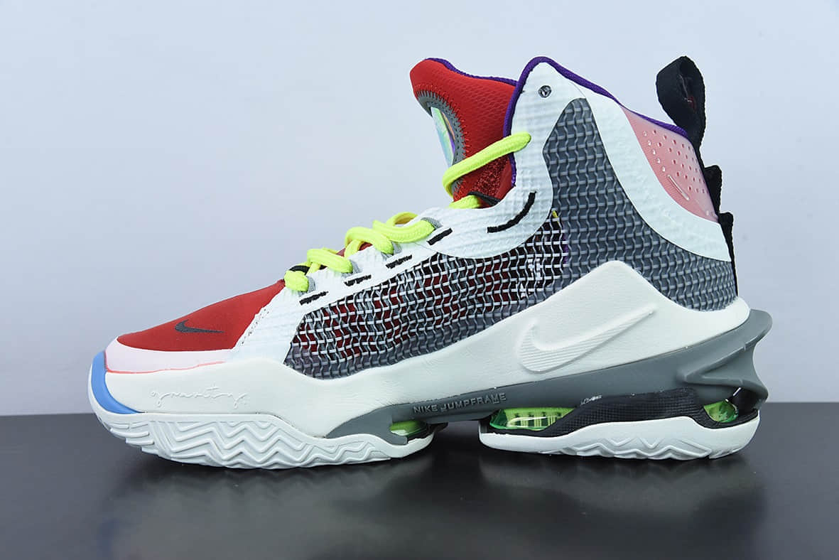 耐克Nike Air zoom G.T.Jump EP 多彩拼接实战篮球鞋纯原版本 货号：CZ9907-100