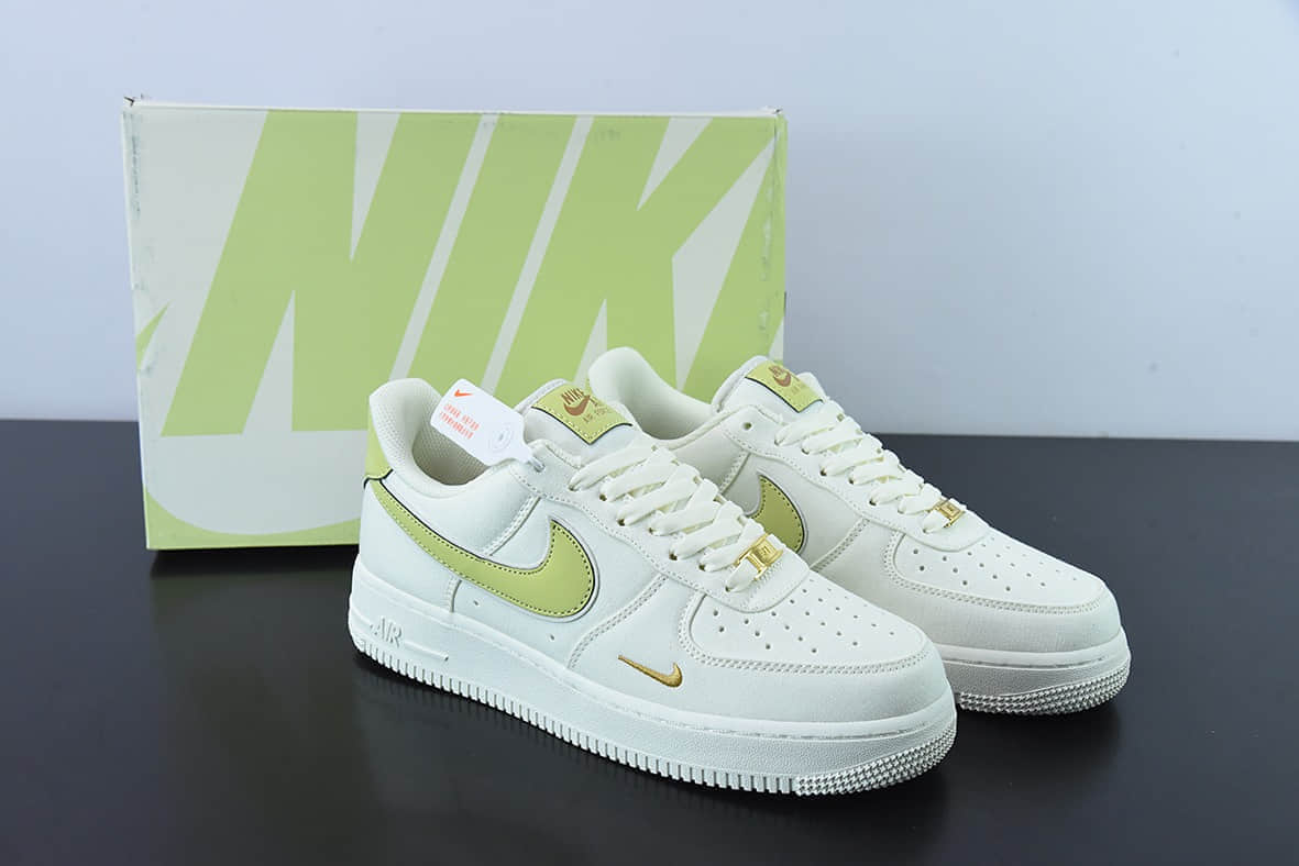 耐克Nike Air Force 1 Low 07 白绿帆布空军一号低帮休闲板鞋纯原版本 货号：MN5696-109