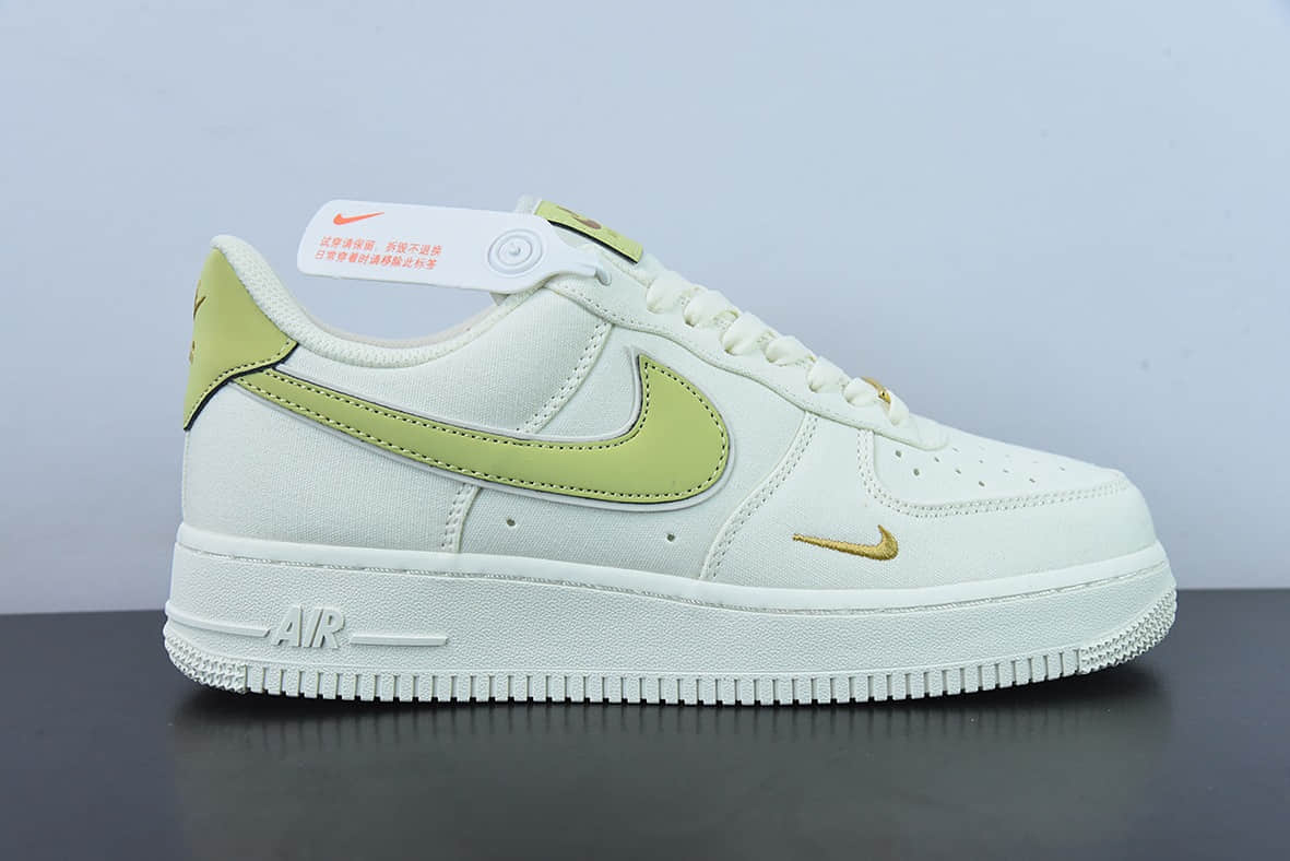 耐克Nike Air Force 1 Low 07 白绿帆布空军一号低帮休闲板鞋纯原版本 货号：MN5696-109