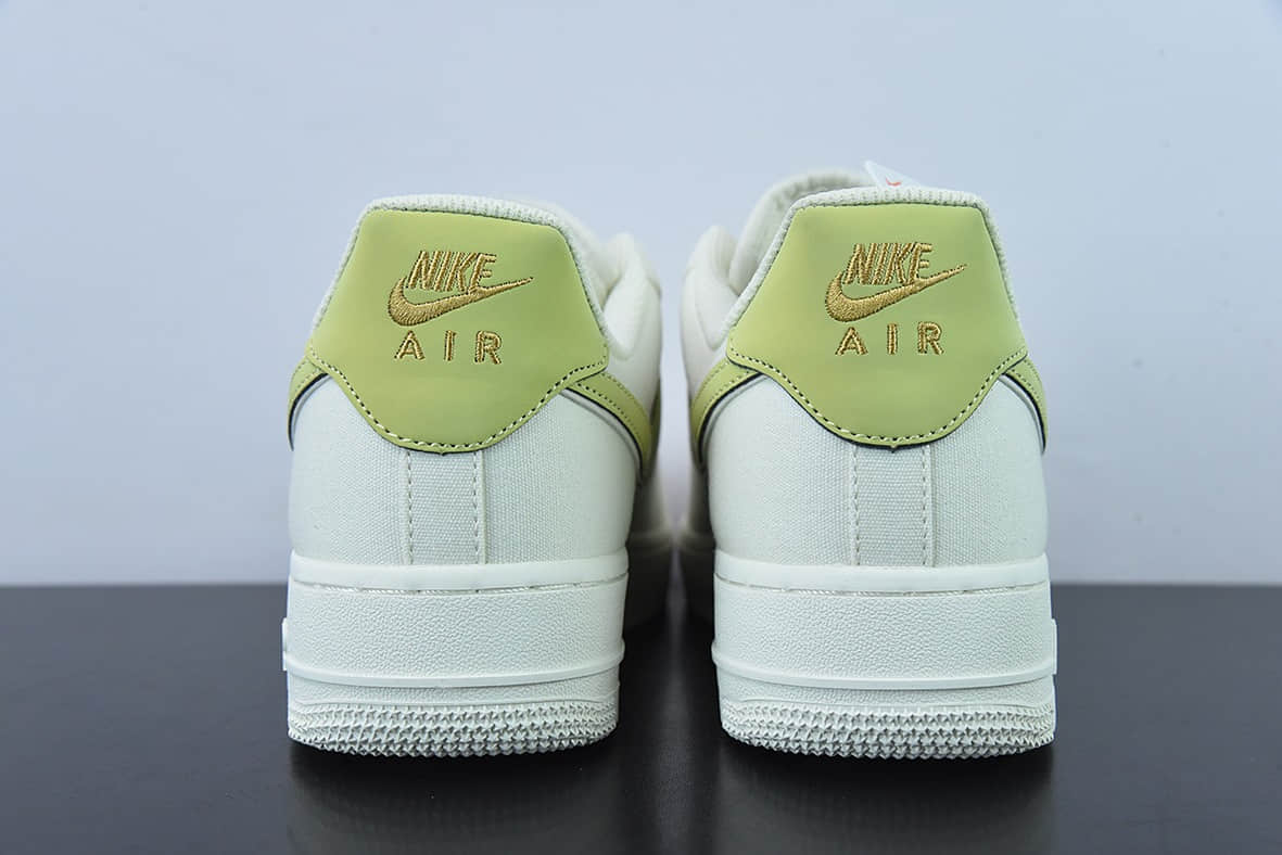 耐克Nike Air Force 1 Low 07 白绿帆布空军一号低帮休闲板鞋纯原版本 货号：MN5696-109