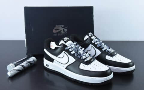 耐克Nike Air Force 1 Low Panda 新黑白熊猫空军一号低帮休闲板鞋纯原版本 货号：DV0788-001