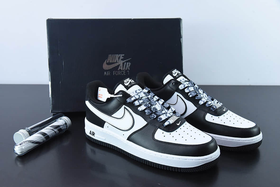 耐克Nike Air Force 1 Low Panda 新黑白熊猫空军一号低帮休闲板鞋纯原版本 货号：DV0788-001